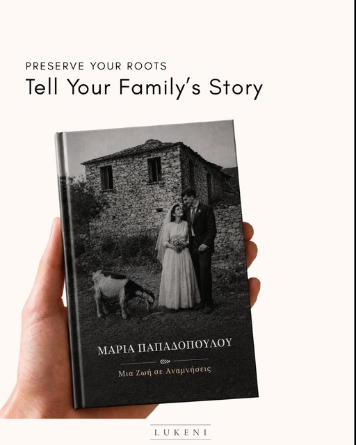 Lukeni biography cover, held in hand